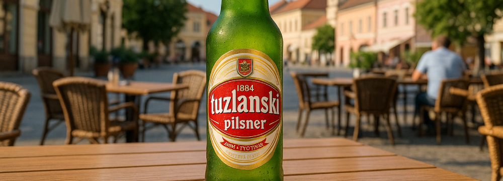 Sarajevsko beer in glass